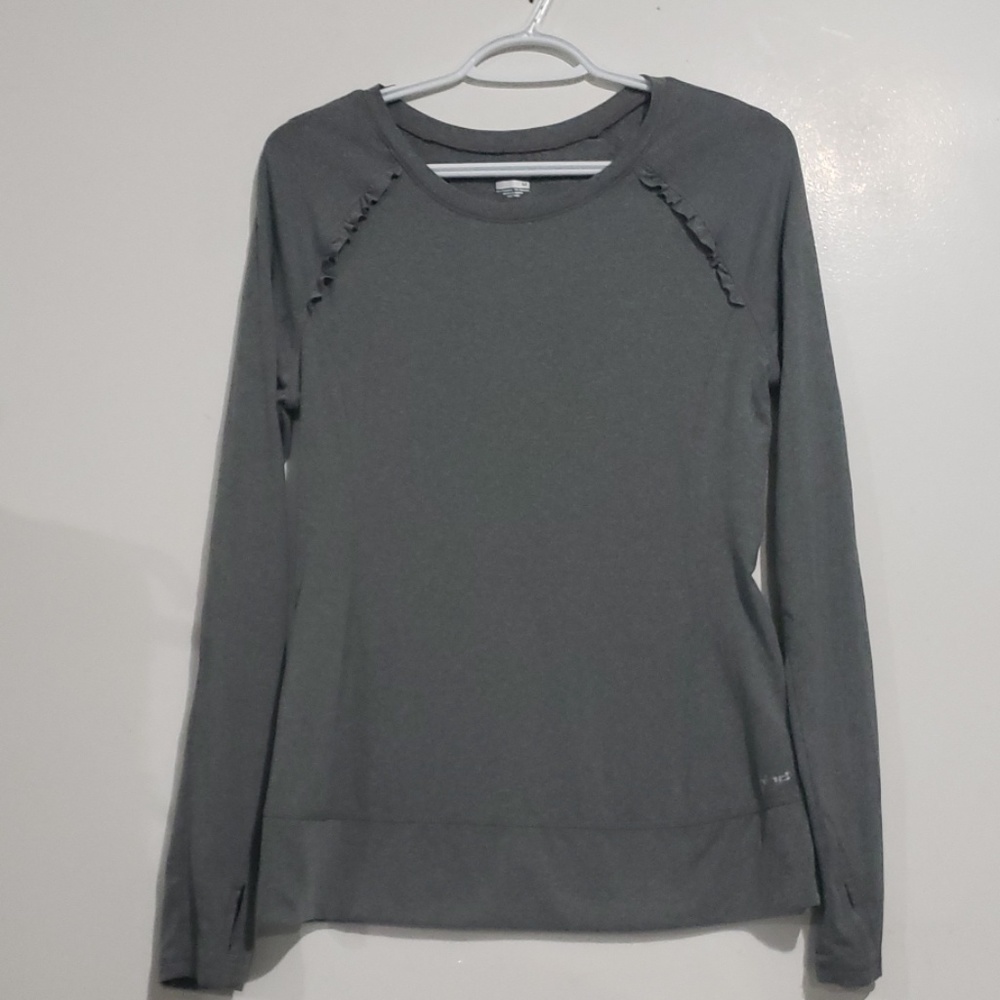 Hind Gray Long Sleeve Dri-Fit Shirt Size M